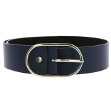 Ceinture femme en Cuir Véritable LWG, largeur 5 cm, fabriqué en France, Maura
