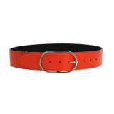 Ceinture femme en Cuir Véritable LWG, largeur 5 cm, fabriqué en France, Maura