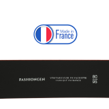 Ceinture femme en Cuir Véritable LWG, largeur 5 cm, fabriqué en France, Maura