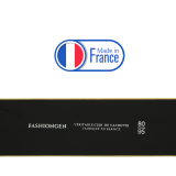 Ceinture femme en Cuir Véritable LWG, largeur 5 cm, fabriqué en France, Maura