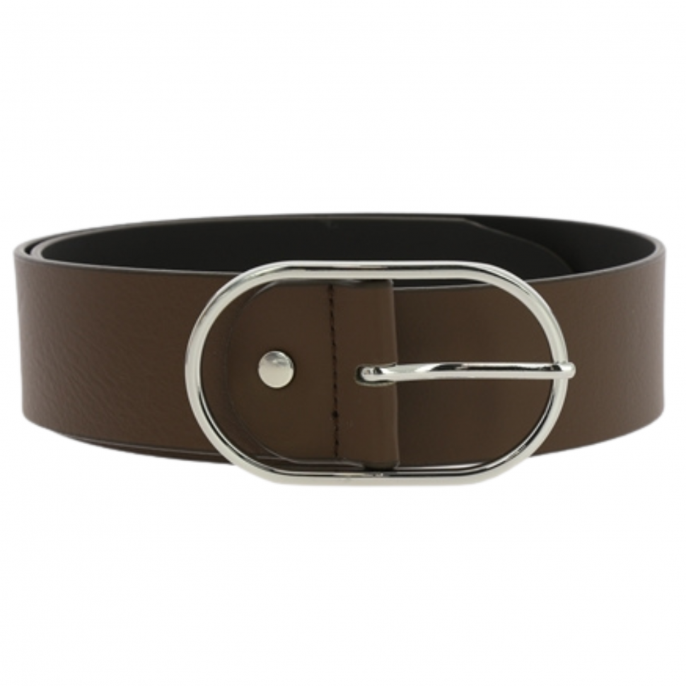 Ceinture femme en Cuir Véritable LWG, largeur 5 cm, fabriqué en France, Maura