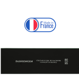 Ceinture femme en Cuir Véritable LWG, largeur 5 cm, fabriqué en France, Maura
