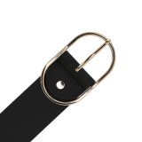Ceinture femme en Cuir Véritable LWG, largeur 5 cm, fabriqué en France, Maura