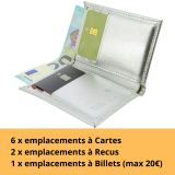 Porte cartes en cuir SAWSAN