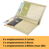 Porte cartes en cuir SAWSAN