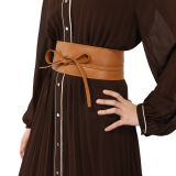 MICA large leatherette obi belt