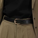 Ceinture femme en Cuir de Taureau à Tannage végétale, Ceinture femme de 3 cm de largeur, Ceinture pour jeans, pantalons, RIVOLI