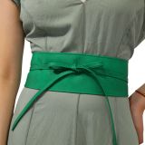 MICA large leatherette obi belt