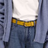 Ceinture femme en Cuir de Taureau à Tannage végétale, Ceinture femme de 3 cm de largeur, Ceinture pour jeans, pantalons, RIVOLI
