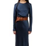 Ceinture femme Large en Cuir Pleine fleur fabriqué en FRANCE, ESTIENNE