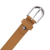 Women genuine Italian leather belt LUNA for thousers, jeans