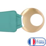 Cintura larga fibbia rotonda attraversare VANESSA