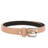 Ceinture femme 2 cm Véritable CUIR ITALIEN, LINDA