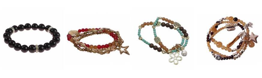 Strech ethnic bead bracelets